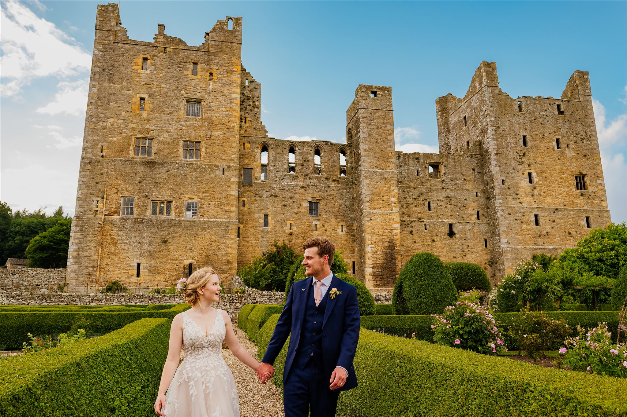 bolton castle wedding photography