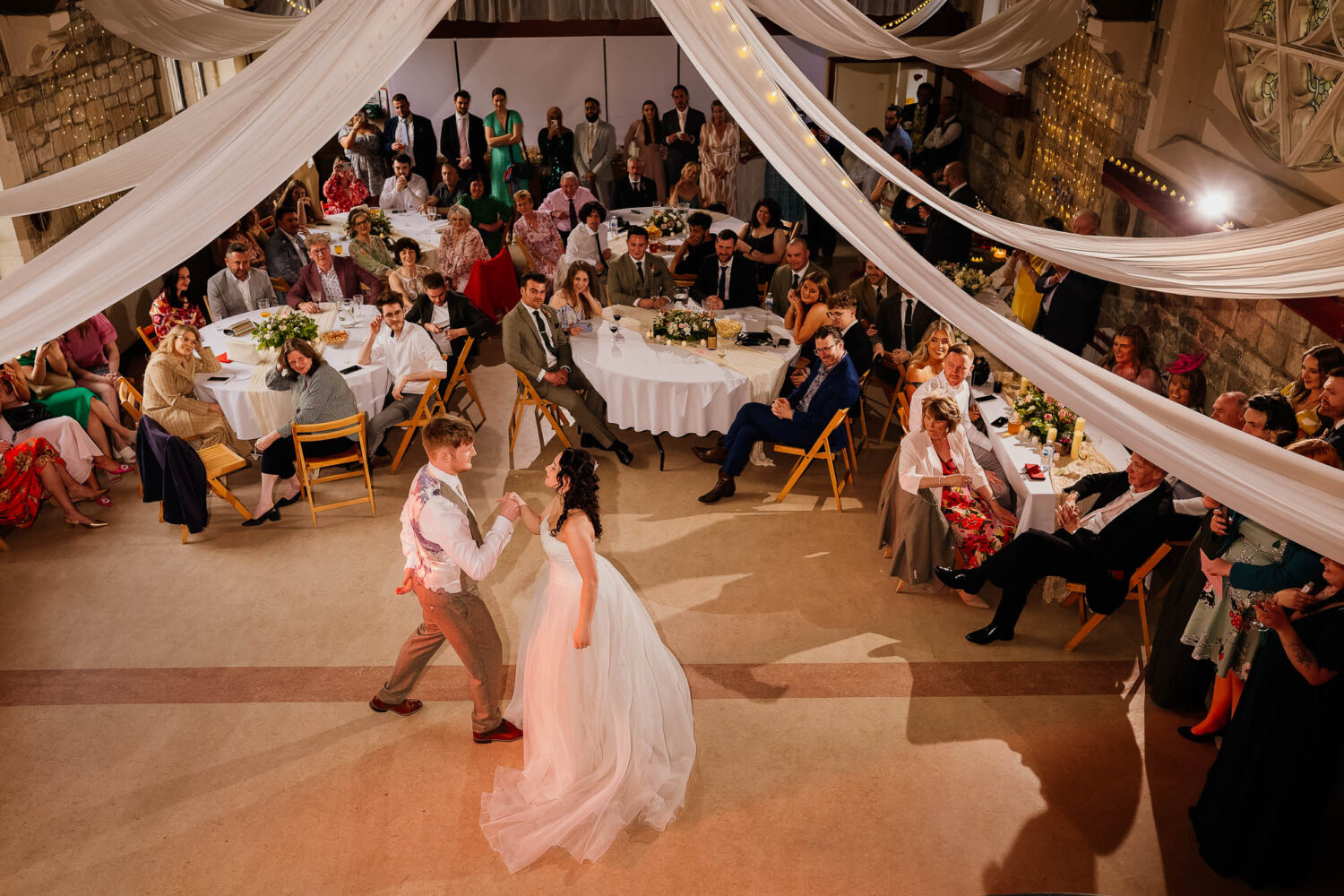 First dance from above at Fielden Hall