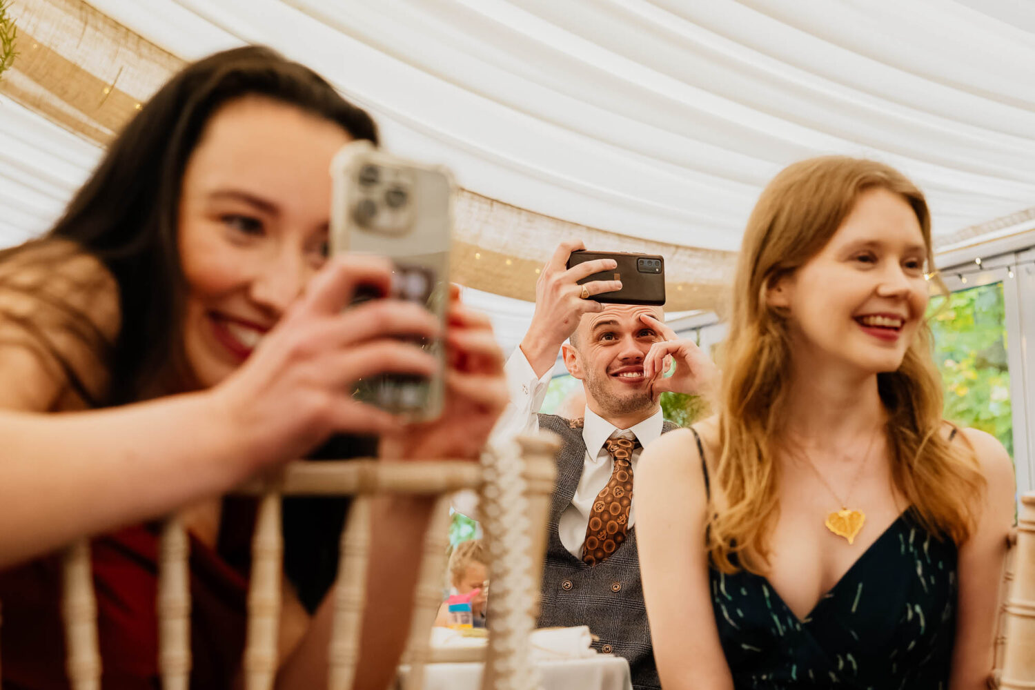 Guest reactions to speeches at The Woodman Inn