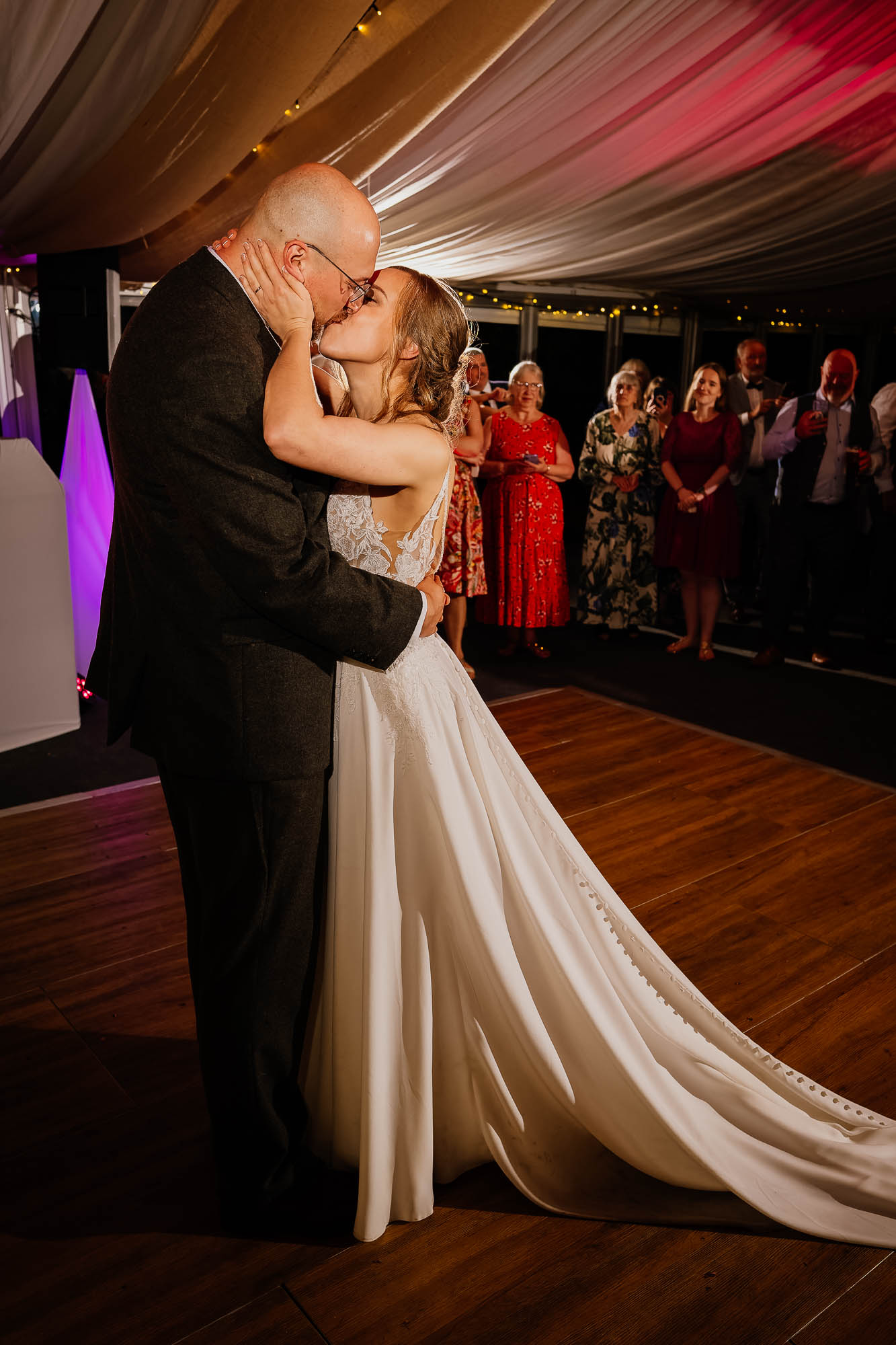 First dance at The Woodman Inn wedding