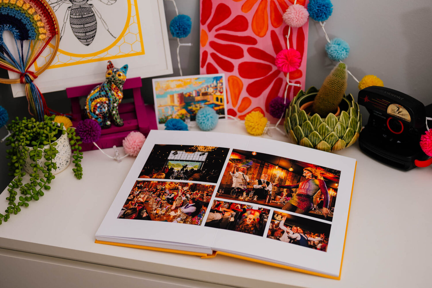 Layflat coffee table book