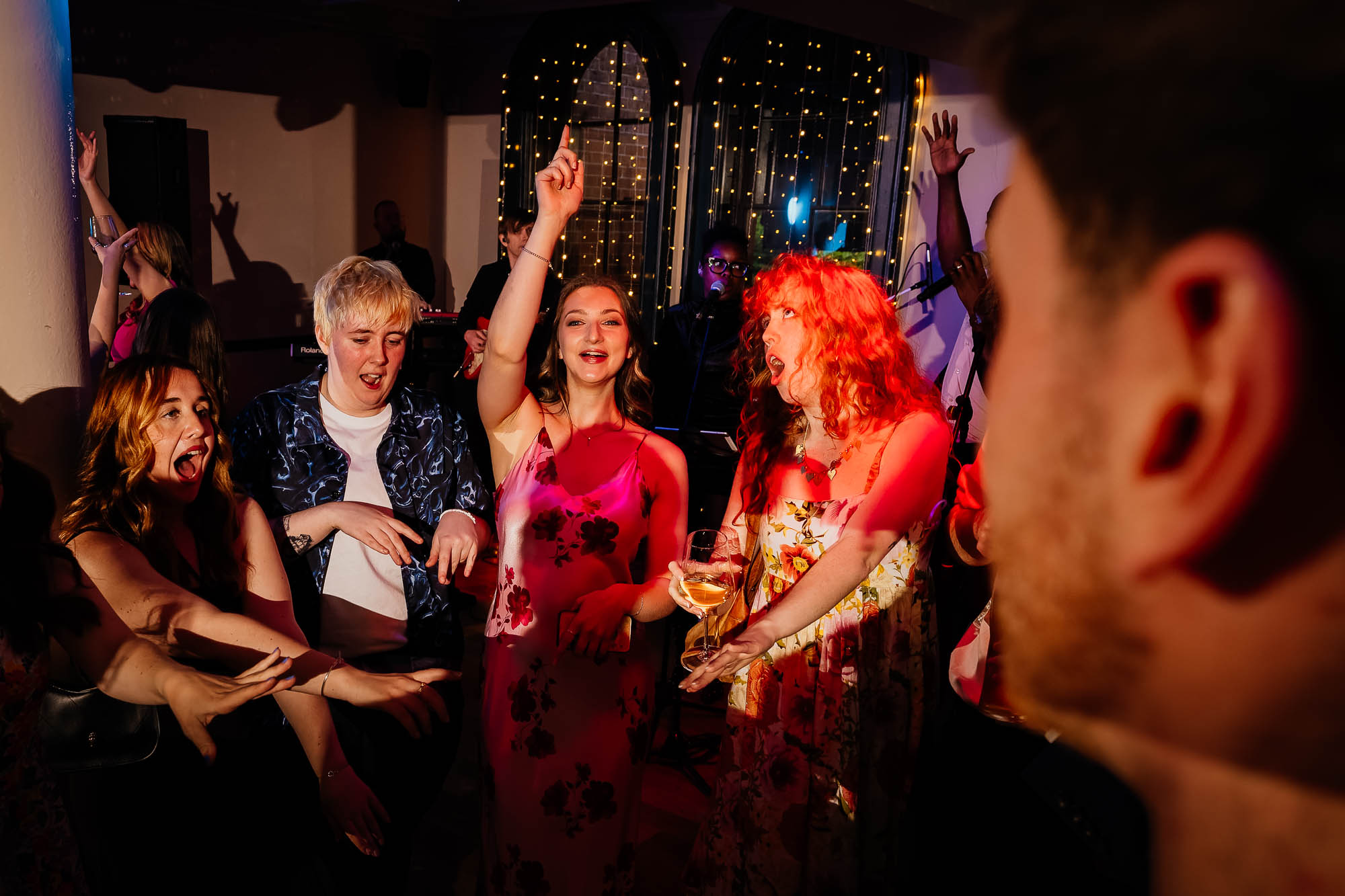 Guests on the dancefloor at The Faversham