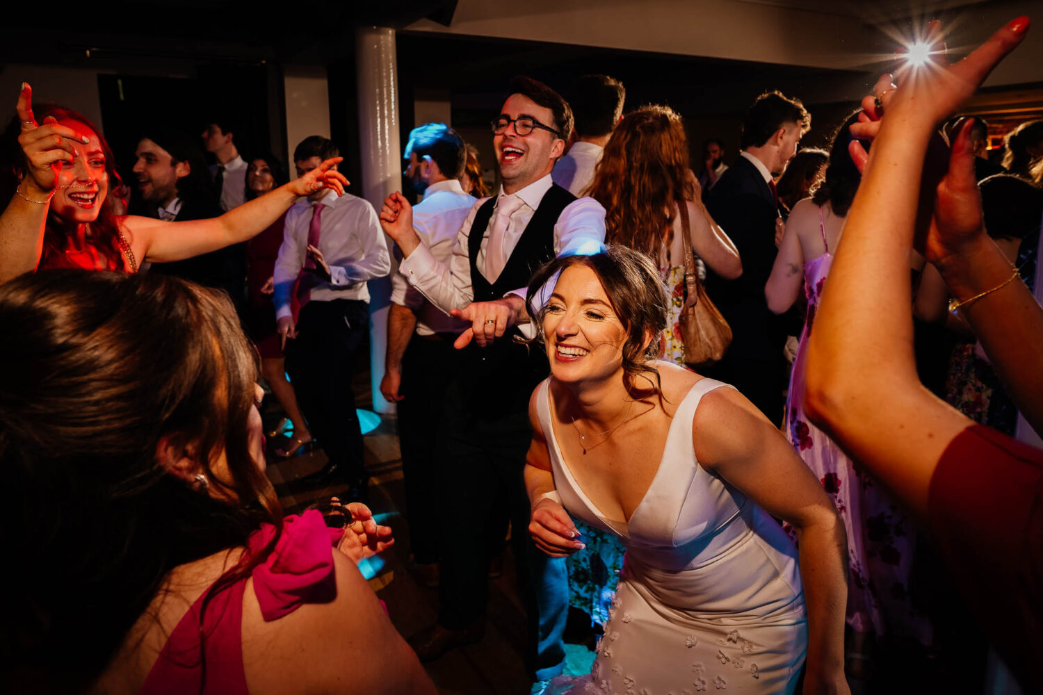 Couple dancing at their wedding in Leeds